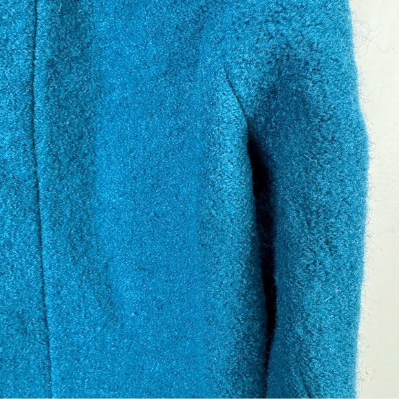 Jessica Plus Vintage Blue Wool Button Down Blazer Jacket Size 1X - Picture 4 of 12